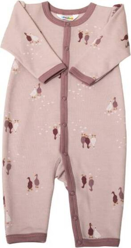 Ull/Bomull Jumpsuit Goose Rose