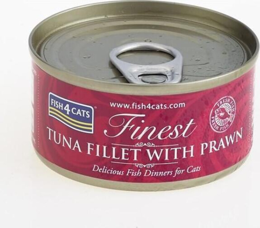Finest Våtfôr for katt - Tunfisk og reke 70 g
