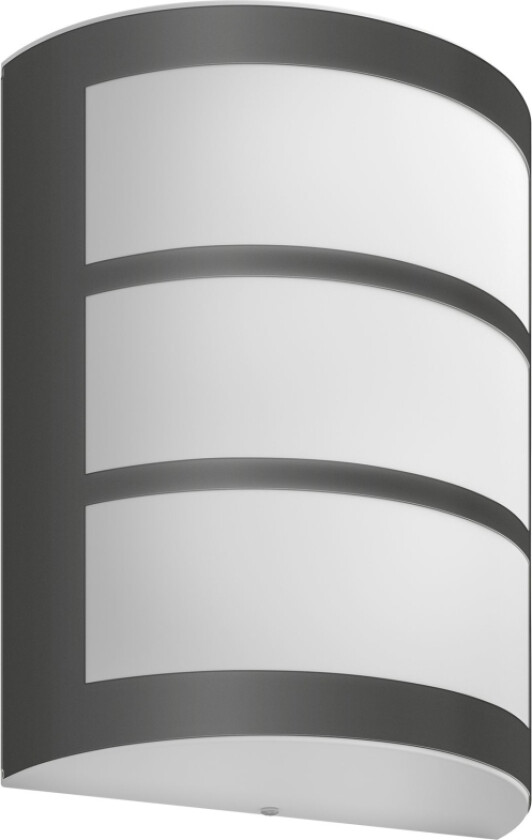 Python Vegglampe 6W 2700K IP44, antrasitt