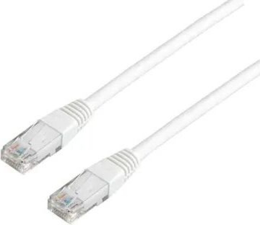 Nettverkskabel Lszh Rj-45 Rj-45 Cat 6a 25m Hvit