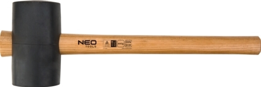 Neo Gummihammer Med Trehåndtak 680G 380Mm (25-053)