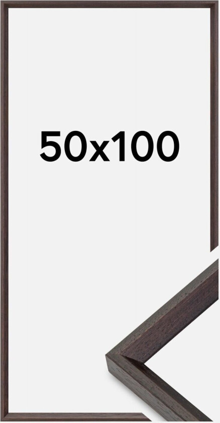 Ramme Globe Akrylglass Espresso 50x100 Cm