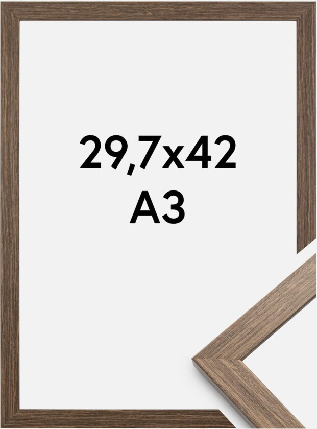 Ramme Stilren Akrylglass Cold Brown 29,7x42 Cm (A3)