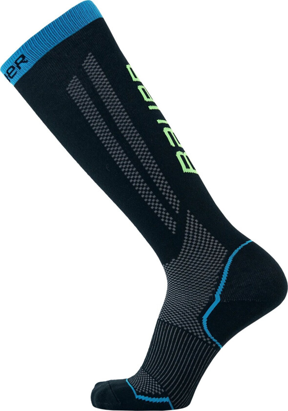 bauer S21 Performance Tall Skate Sock 23/24, hockeystrømpe senior BLACK