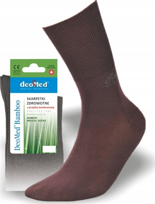 Jjw Deomed Bamboo Sokker Brune 39-42 *)