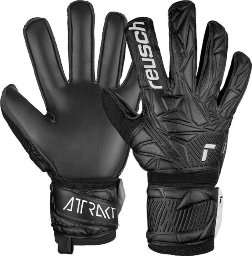 Keeperhansker Reusch Attrakt Solid Sort 5470515 7700 (11)