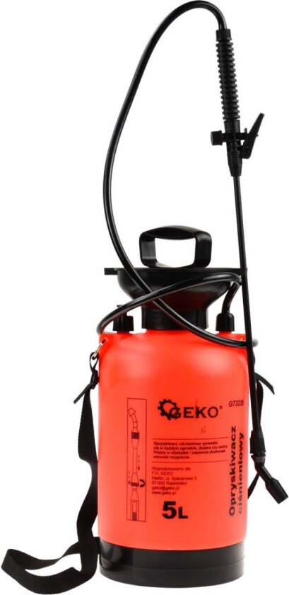 Geko Orange 5L Trykksprøyte