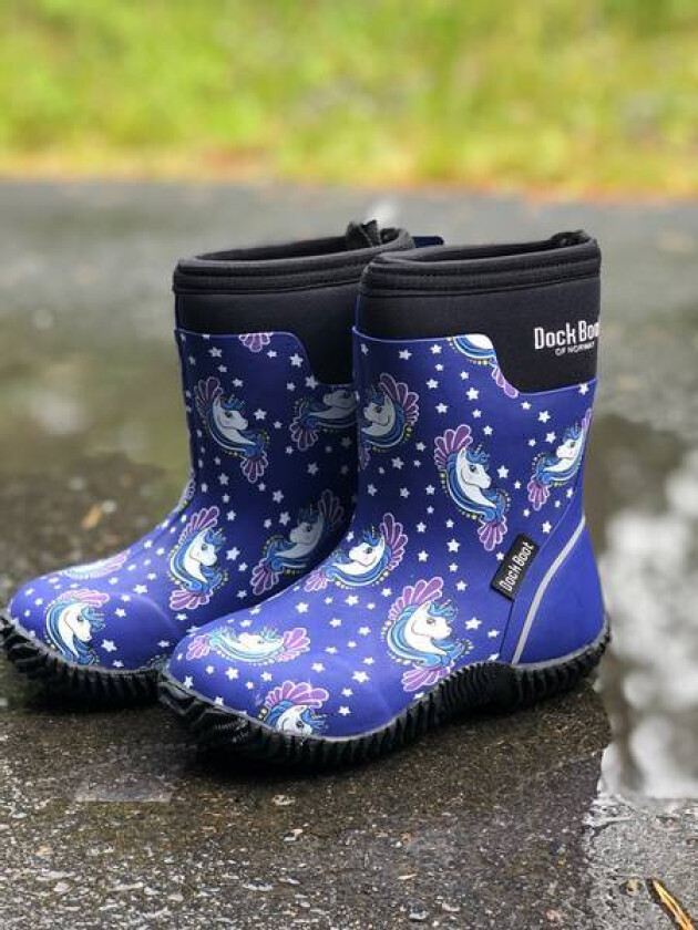 Blå/Lilla Enhjørning Støvel Fortuna