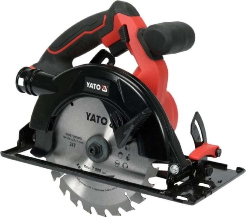 Yato Sirkelsag 18V 185Mm Børsteløs Motor 1X3,0Ah