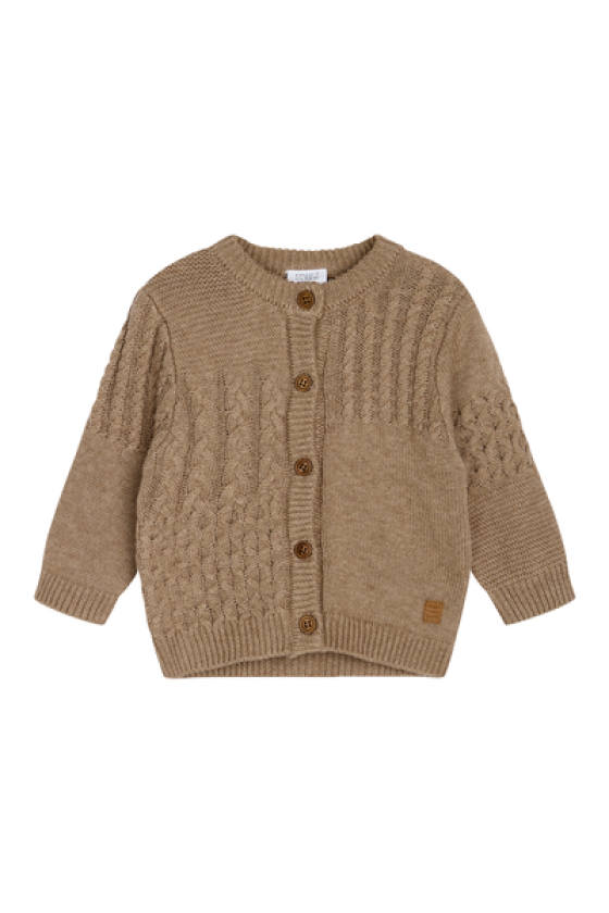 Charli Cardigan Deer brown melange