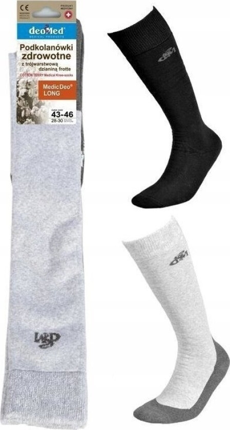 Jjw Medic Deo Lange Knesokker Pop - Grå 44-46 *)