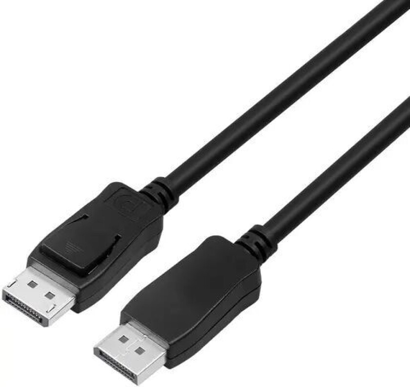 Cable Displayport 1.4 - Displayport 2.0m Black 2m Displayport Hann Displayport Hann