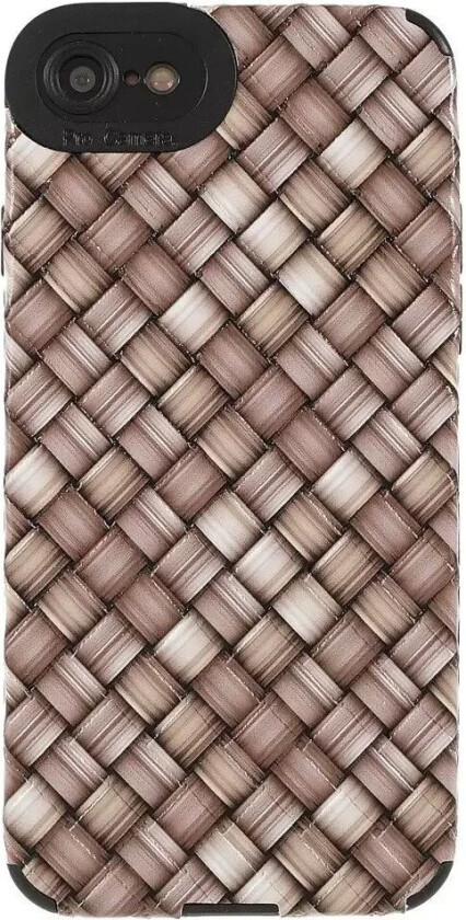 iPhone SE (2022 / 2020) / 8 / 7 Fleksibelt Deksel - Vevd Tekstur - Brun