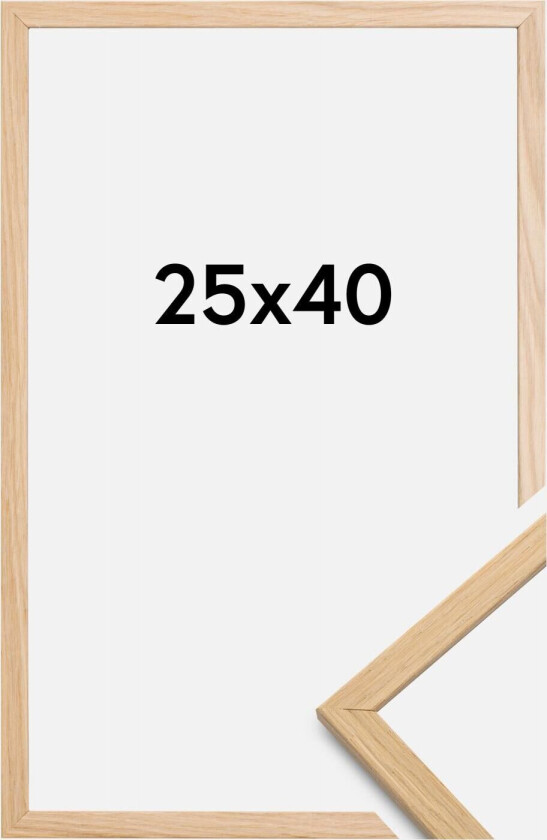 Ramme Edsbyn Akrylglass Eik 25x40 Cm