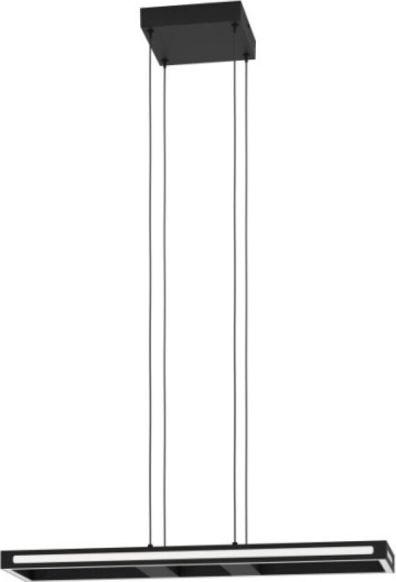 Eglo Salvilanas-Z, Sort, Hvit, Sort, Hvit, Aluminium, Plast, Stål, Rektangulær, Innendørs, Ip20