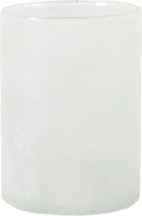 Frost telysglass L Hvit