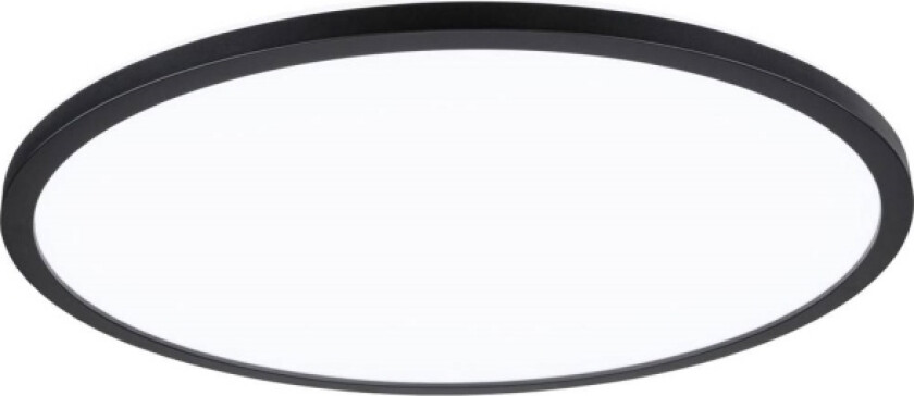 Atria Shine, Rund, Tak, Overflatemontert, Svart, Plast, Ip20