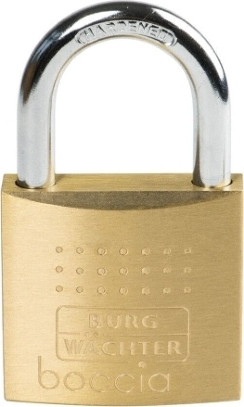 Burg-Wächter 450 50 6 Sb, Tradisjonell, Nøkkellås, Gull, Metallisk, Solid Messing, Herdet Stål, U-Formet