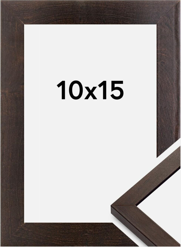 Ramme Selection Akrylglass Valnøtt 10x15 Cm