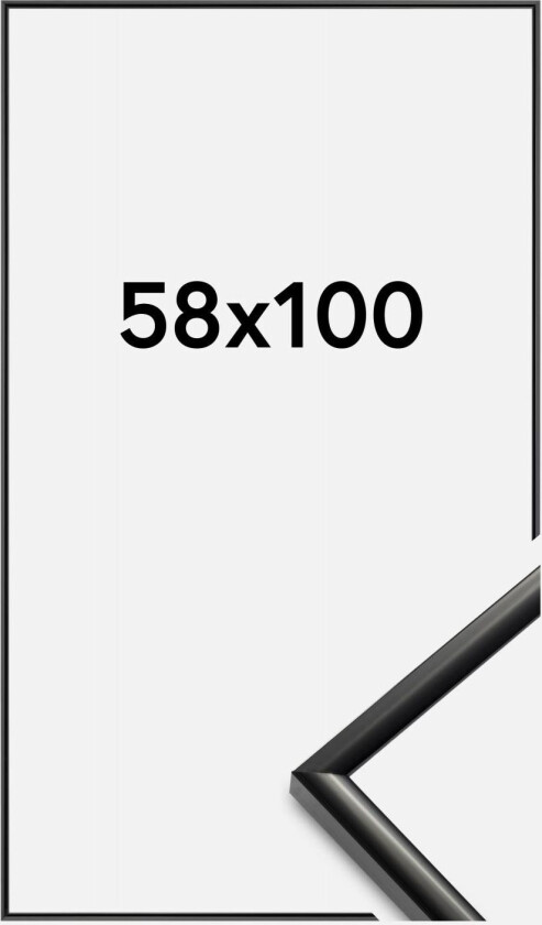 Ramme New Lifestyle Akrylglass Svart 58x100 Cm