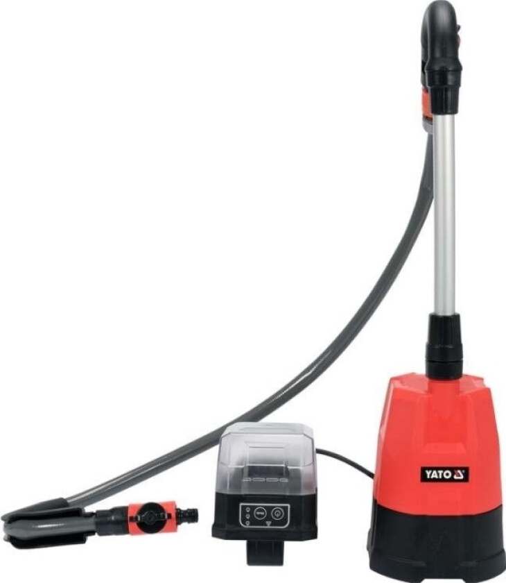 Yato Dykkpumpe 18V For Regnvann Uten Batteri Og Lader - Solo
