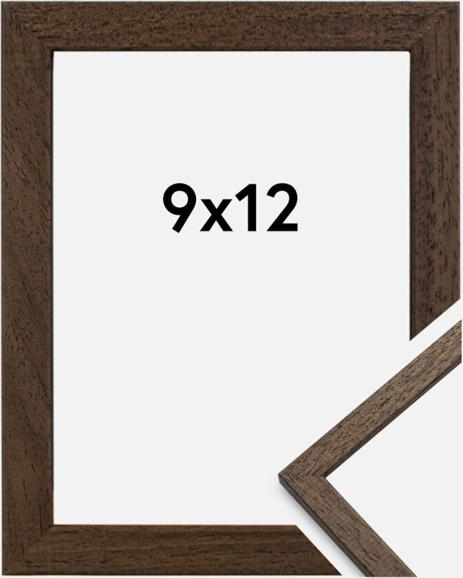 Ramme Edsbyn Akrylglass Valnøtt 9x12 Cm