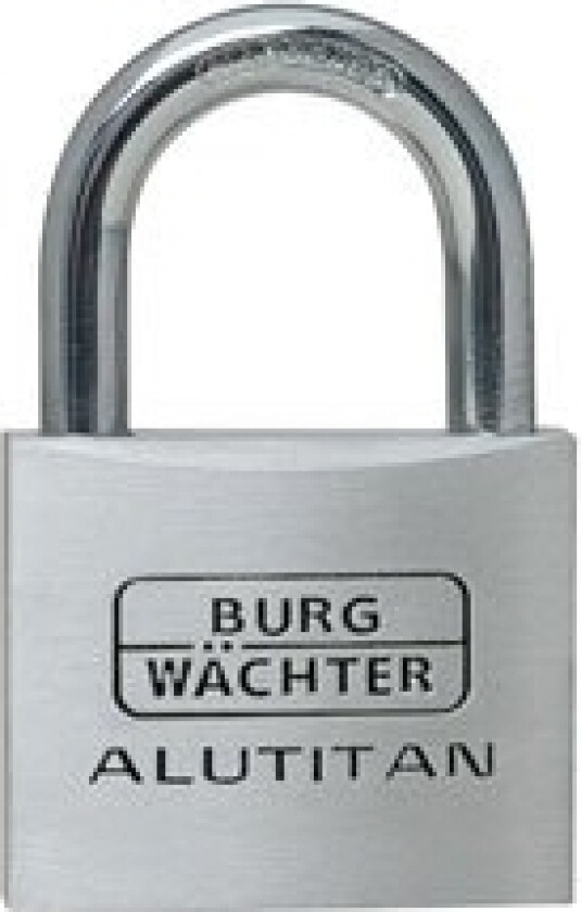 Burg-Wächter 770 Alutitan, Tradisjonell, Nøkkellås, Bruk Bare Én Nøkkel, Sykkel, Koffert, Verktøy Boks, Aluminium, Titan, Aluminium