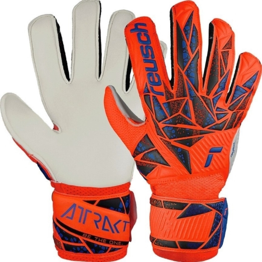 Keeperhansker Reusch Attrakt Solid Junior Oransje 5472515 2210 (6)