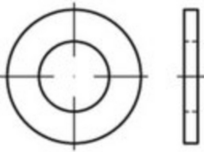 Underlægsskiver ISO 7089 1000 stk TO-5454021