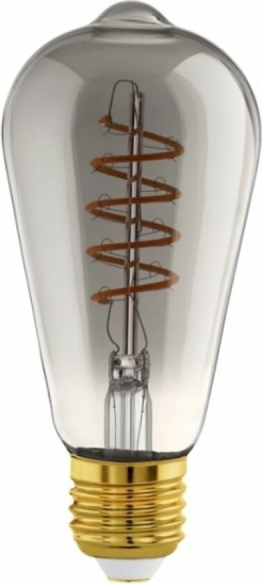 Eglo E27 Led-Z St64 Spiral 4W 150Lm 2000K Smoke