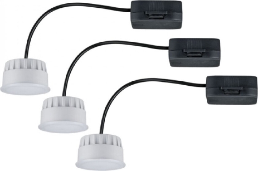 Choose Coin, Innsunket Spotlight, 3 Ampuller, Led, 6 W, 2700 K, Satin Stål