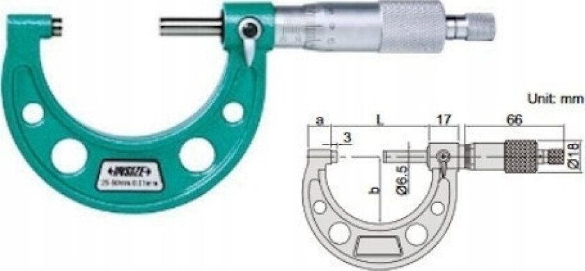 Mikrometer 200-225 Standard.