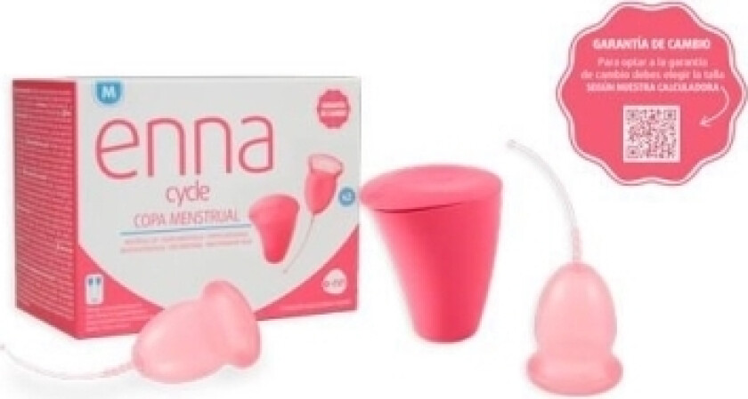Cycle Menstrual Cup Size M 2 Cups Sterilizer