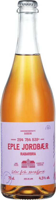 Sider Eple/Jordb. 0,75l flaske