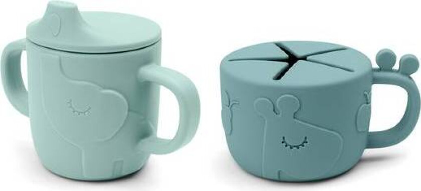 Done by deer Peekaboo tutekopp og snackskopp, Deer friends Blue