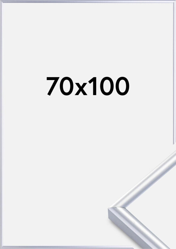 Bilde av Ramme Victoria Akrylglass Sølv 70x100 Cm