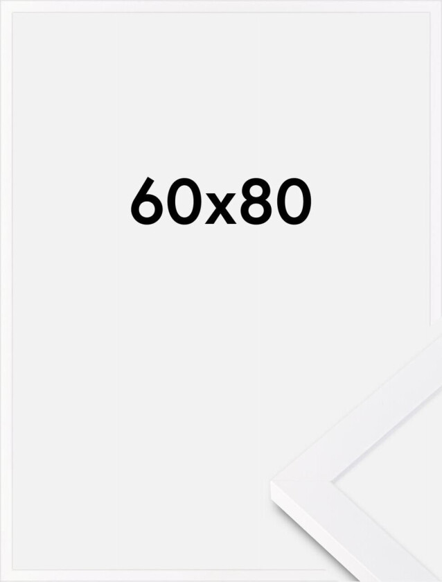 Ramme Selection Akrylglass Hvit 60x80 Cm