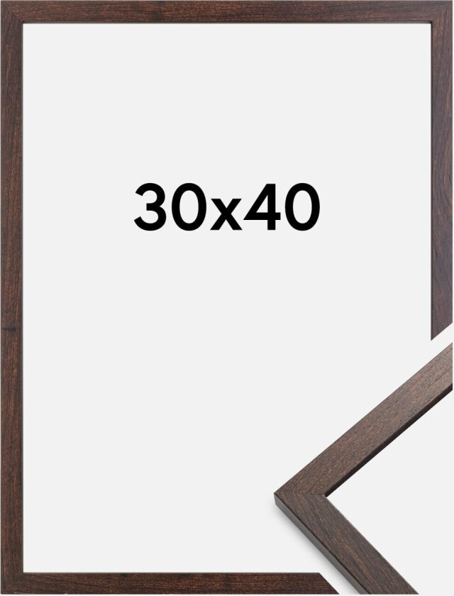 Ramme Trendy Valnøtt 30x40 Cm