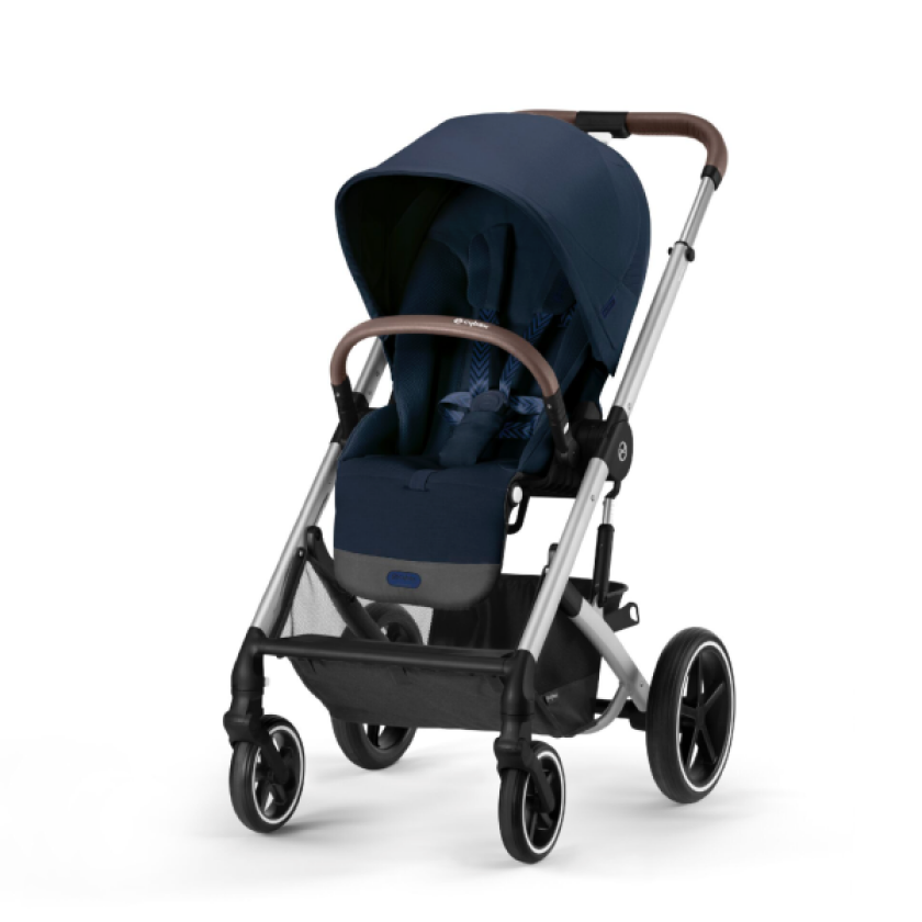 Cybex, Barnevogn, Balios S Lux, Travelsystem Inkl. Aton B2 & Base One - Ocean Blue