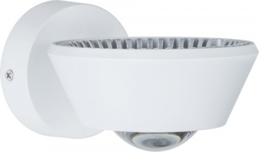 709.46, Overflatebehandlet, Rund, 1 Ampuller, 2700 K, Ip44, Hvit