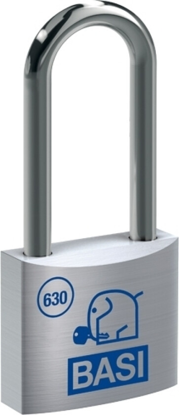 6302-3001-3003, Tradisjonell, Nøkkellås, Bruk Bare Én Nøkkel, Sølv, Aluminium, Herdet Stål