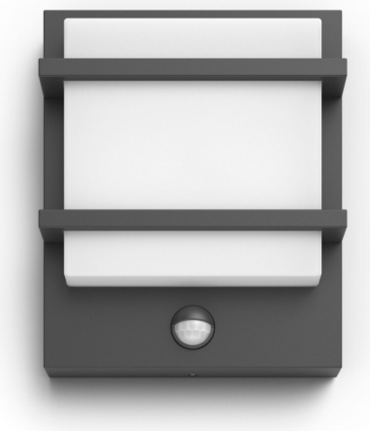 8720169263734, Väggbelysning För Utomhusbruk, Antracit, Gjuten Aluminium, Ip44, Fasad, Trädgård, Terass, Ii