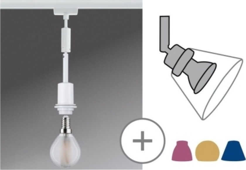96971, 1 Pære(R ), Led, E14, Hvid