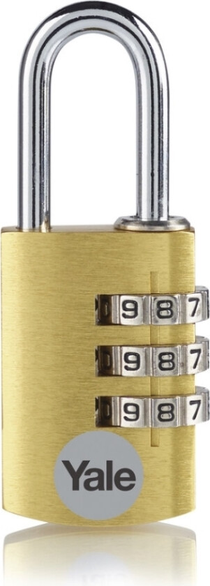 Yale Ye3cb/20/121/1/Go, Tradisjonell, Kombinasjonslås, Sølv, Aluminium, Stål, U-Formet