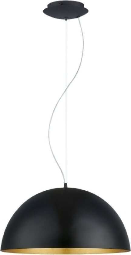 Eglo Gaetano 1, Fleksibel Montering, Sort, Gull, Sort, Gull, Stål, Innendørs, Ip20