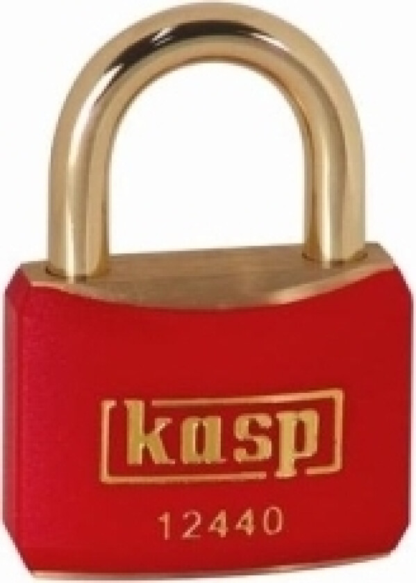 K12440redd Hængelås 40 Mm Forskellige Gyldengul Nøglelås