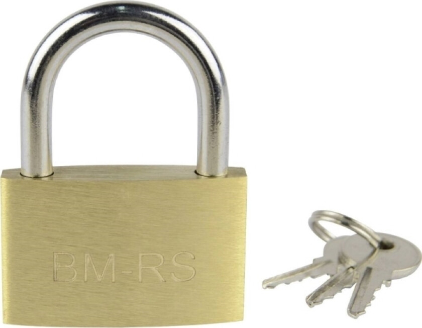 M 413-40 Hængelås 38 Mm Forskellige Gyldengul Nøglelås
