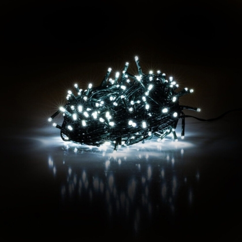 300 Led Juletrelys, Kaldhvit