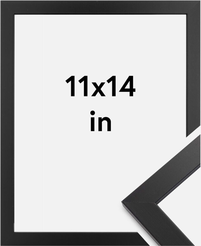 Ramme Black Wood 11x14 Inches (27,94x35,56 Cm)