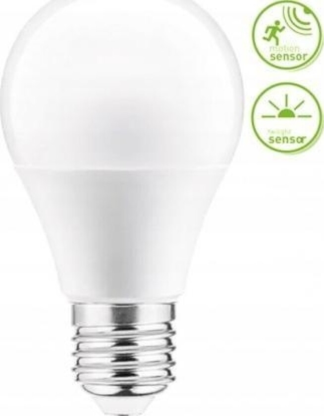 Gtv Led Pære E27 10W A60 810Lm 4000K Med Mikrobølgeovn Og Skumringssensor Ld-A60cm4-10Wofal. Og Skumring Ld-A60cm4-10W
